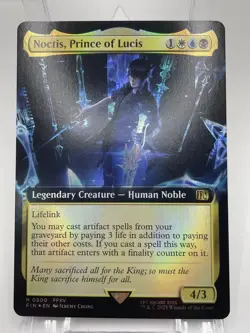 Limited MTG Prince Of Lucis Noctis English Expansion FOIL FF 736945 - Image 1