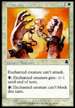 Manacles of Decay -Foil Medium Play MTG Apocalypse - Image 1