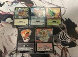 Lawson Mtg Final Fantasy Acrylic Stand Token Set Of 5 Types - Image 1