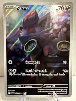 Pokemon TCG - Zorua 075/064 Shrouded Fable - Holo, Illustration Rare, Full Art - Image 1