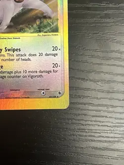 Pokemon TCG Vigoroth 47/109 Ruby and Sapphire Reverse Holo Nintendo 2003 LP - Image 5