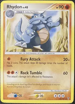 Pokemon - Supreme Victors - Rhydon - 80/147 - NM/M - Image 1