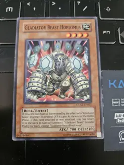 YUGIOH Common Gladiator Beast Hoplomus GLAS-EN022 1st Edition - Image 1