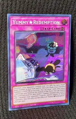 Yugioh! Yummy Redemption *SUPER RARE* JUSH-EN026 1st Edition NM - Image 1