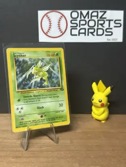 Scyther #26/64- Jungle Set Non Holo Rare Pokemon - LP - Image 1