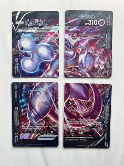 Mewtwo V-Union - 4 Card Set - SWSH Sword & Shield Promo - Pokemon TCG Near Mint - Image 1