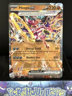 Pokemon Card Hoopa ex 098/182 Paradox Rift Double Rare Near Mint - Image 1
