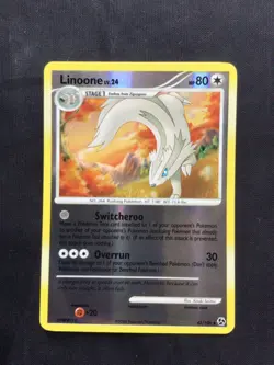 Pokemon Cards: Great Encounters Reverse Holo: Linoone 43/106 - Image 1