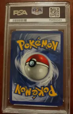 1999 Pokemon Base Set Hitmonchan Shadowless Holo PSA 5 #7 - Image 2