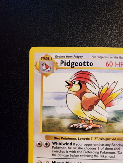 Pokemon Card: Pidgeotto Shadowless 22/102 Base Set Rare 1999 WOTC - Image 2