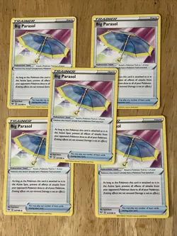 Big Parasol - 157/189 - Darkness Ablaze - Pokemon Trainer 5x Playset Card - Image 1