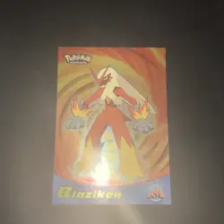 2003 Pokemon Topps Advanced Blaziken Near Mint Mint Holo Foil - Image 1