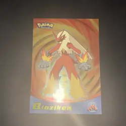 2003 Pokemon Topps Advanced Blaziken Near Mint Mint Holo Foil - Image 2