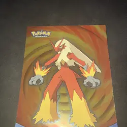 2003 Pokemon Topps Advanced Blaziken Near Mint Mint Holo Foil - Image 4