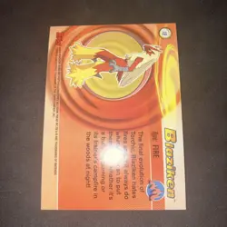 2003 Pokemon Topps Advanced Blaziken Near Mint Mint Holo Foil - Image 5