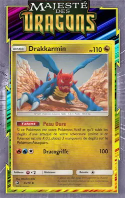 Drakkarmin - SL07.5:Majeste des Dragons - 45/70 - Carte Pokemon Francaise - Image 1