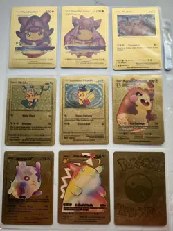 Pokemon Card Lot Fan art Gold (Price For One Card) - Image 2