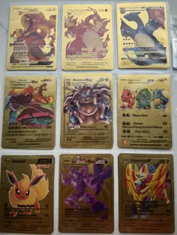 Pokemon Card Lot Fan art Gold (Price For One Card) - Image 4