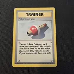 Pokemon Card - Pokemon Flute 86/102 Rare Base Set 4th Print 1999-2000 - Image 1