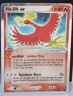 Ho-Oh ex 17/17 POP Series 3 Holo Rare Pokemon Card 2006 Vintage TCG - Image 1