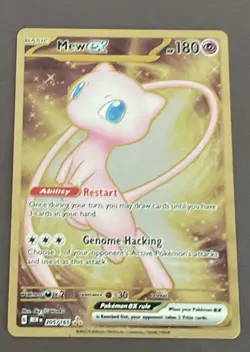 Pokemon Mew EX 205/165 Gold Hyper Rare Holo TCG Card Scarlet & Violet - Image 1