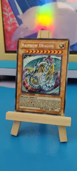 CT04-EN005 Rainbow Dragon Secret Rare Limited Edition Yugioh Card - Image 1