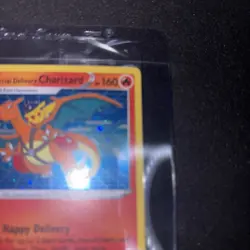 Pokemon TCG Special Delivery Charizard Promo Card SWSH075 Holo With Insert NM - Image 5
