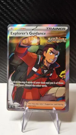 Pokemon Card - Explorer's Guidance 200/162 - Temporal Forces - Full Art - Image 1