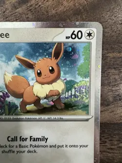 Eevee 043 Scarlet & Violet Promo - NM Holo Pokemon Card SWSH Black Star Promo - Image 3