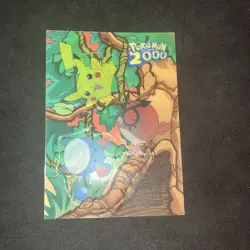 Marill Pikachu Hoothoot Topps 2000 The Movie Sticker Card #6 - Image 1