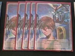 2025 Gen Con Promo - Resource - Gundam Card Game x5 - Image 1
