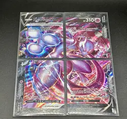 Mewtwo V-Union Full Set of 4 SWSH159, SWSH160, SWSH161, SWSH162 Cards (2021) - Image 1