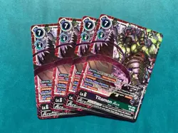 Titamon ACE EX9-065 Playset Versus Monsters Digimon Card Game x4 - Image 1