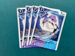 Crescemon BT22-073 Playset Cyber Eden Digimon Card Game x4 - Image 1