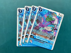 MarineBullmon BT22-024 Playset Cyber Eden Digimon Card Game x4 - Image 1