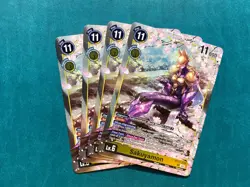 Sakuyamon BT17-038 Playset Secret Crisis Digimon Card Game x4 - Image 1
