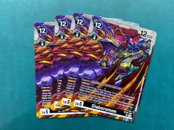 Diaboromon BT22-064 Playset Cyber Eden Digimon Card Game x4 - Image 1