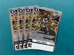 Eater Adam BT22-082 Playset Cyber Eden Digimon Card Game x4 - Image 1