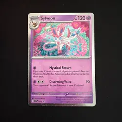 Pokemon Prismatic Sylveon Sticker Collection SVP 172 Black Star Promo - Image 1
