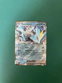 Kyurem ex 028/086 Holo Double Rare Pokemon TCG S&V Black Bolt ENG NM - Image 1