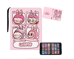 Trading Cards Album Folder 4/9 Pockets TCG Card Binder Holder Monsters Pop Labu - Image 5