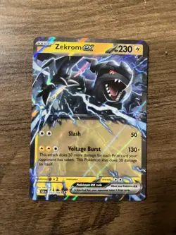Zekrom ex 034/086 - Scarlet/Violet Black Bolt - Pokemon TCG - NM - Image 1
