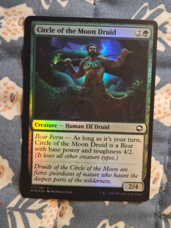 Circle of the Moon Druid FOIL AFR Adventures of the Forgotten Realms MTG Magic - Image 2