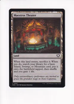 MAGIC THE GATHERING MTG COMMANDER: EDGE OF ETERNITIES MAESTROS THEATER - Image 1