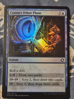Contact Other Plane FOIL Adventures in the Forgotten Realms MTG Magic - Image 3