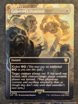 Galadriel's Dismissal - Borderless - LOTR: Tales of Middle Earth (MTG) - Image 1