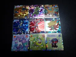 Pokemon Wafer Promo Holo Sticker x9 Charizard Tyranitar Dragonite etc #4356 - Image 1