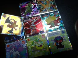 Pokemon Wafer Promo Holo Sticker x9 Charizard Tyranitar Dragonite etc #4356 - Image 2