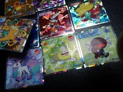 Pokemon Wafer Promo Holo Sticker x9 Charizard Tyranitar Dragonite etc #4356 - Image 4
