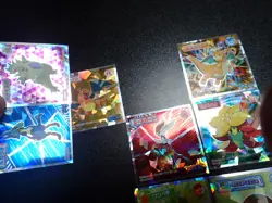 Pokemon Wafer Promo Holo Sticker x9 Charizard Tyranitar Dragonite etc #4356 - Image 5